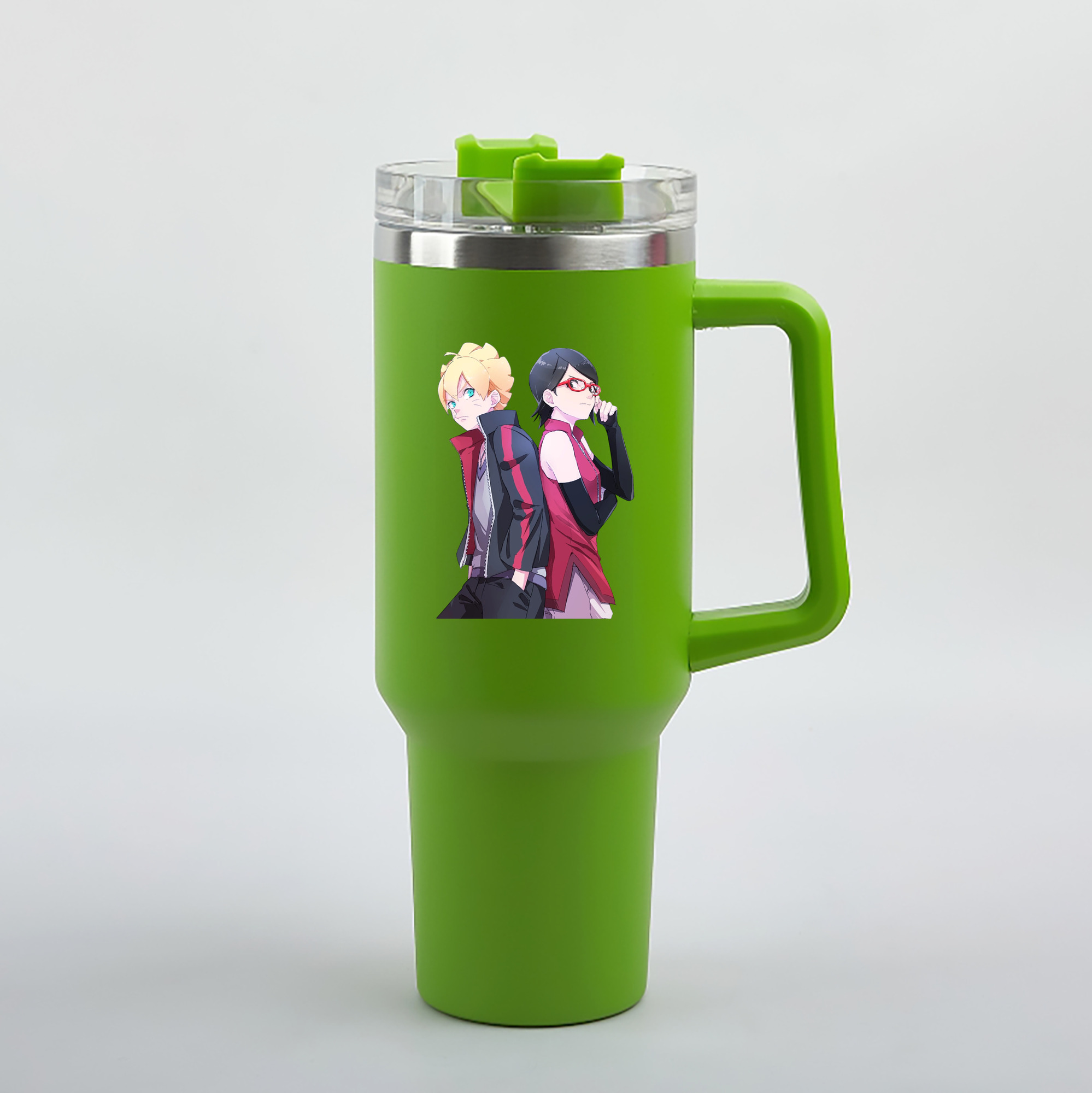 （画像用） NARUTO -ナルト- うちは サラダ Uchiha Sarada 1200mL車用タンブラー（カラープリント）